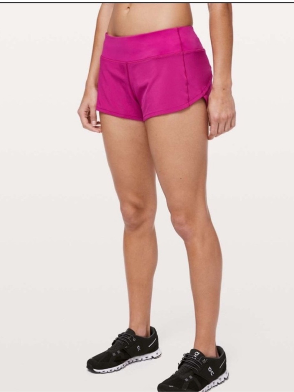 Lululemon Speed Up Short 2.5” Pink Size 8 Running Athletic Lined Zip Pocket - Picture 5 of 14